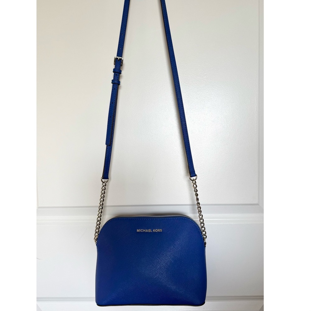 SOLD - Michael Kors Cindy Saffiano Leather Crossbody Bag
